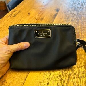 Kate Spade Black Wristlet